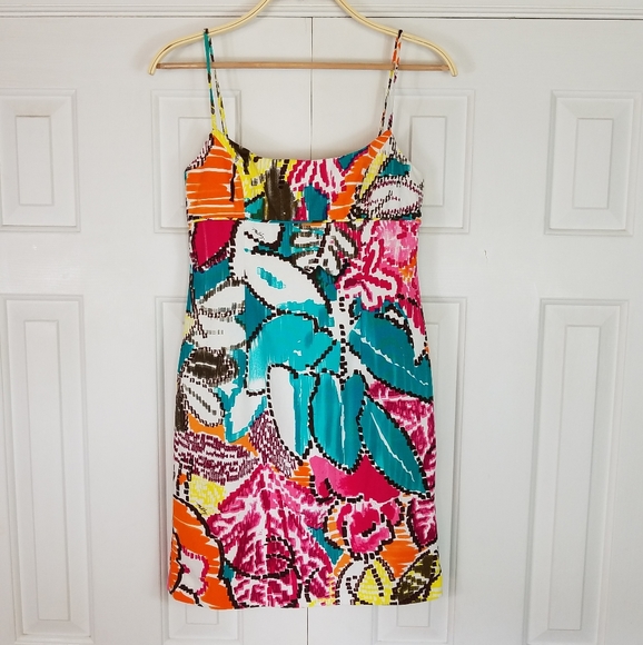 Milly of New York Spaghetti Strap Sheath Dress - Picture 5 of 9